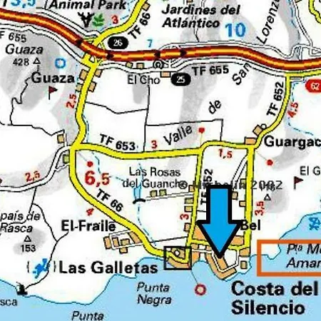 For 4 People, Costa Del Silencio, Chaparral, Near The Ocean, Wifi شقة *